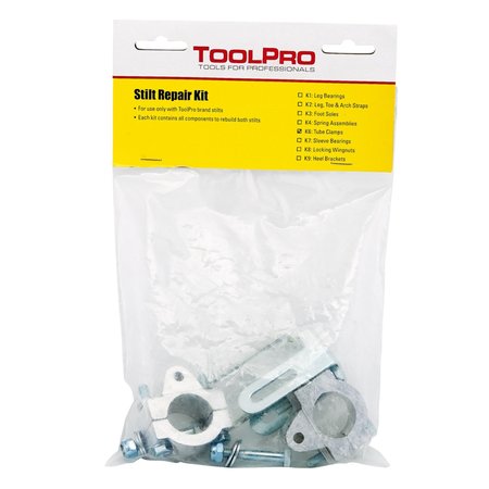 TOOLPRO K6 Stilt Kit  Tube Clamps TP02456